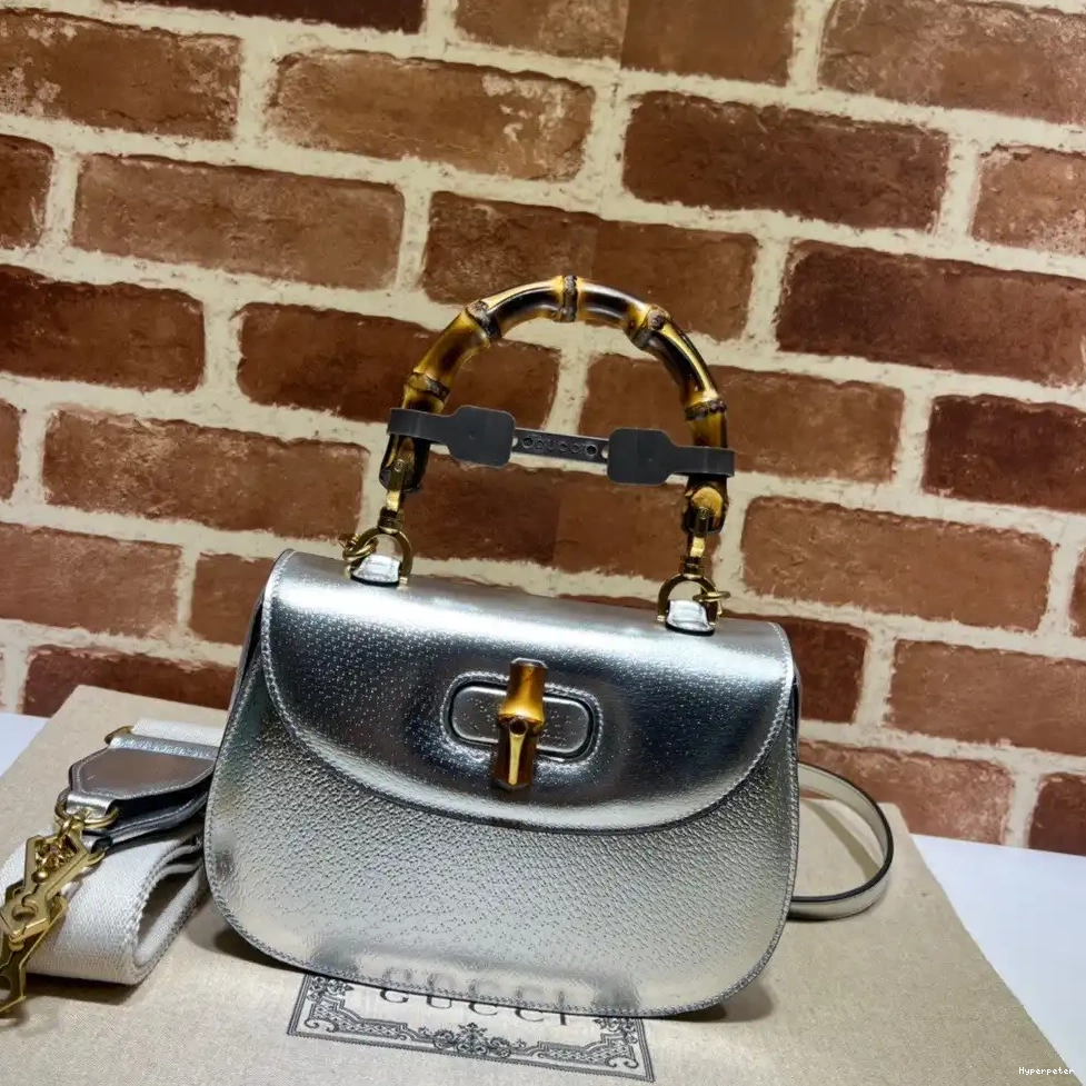 Hyper Peter Small Bamboo bag Gucci top with handle 0515